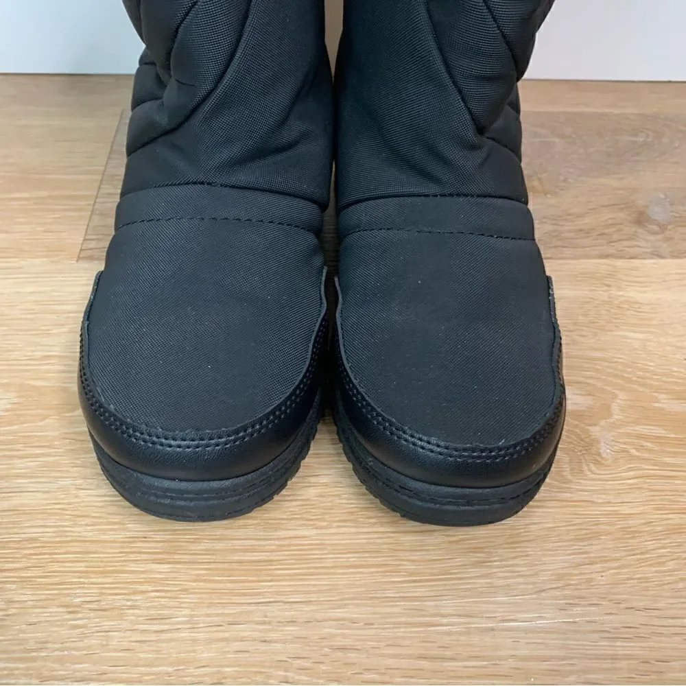 Rugged Exposure Kids Black Snow Boots